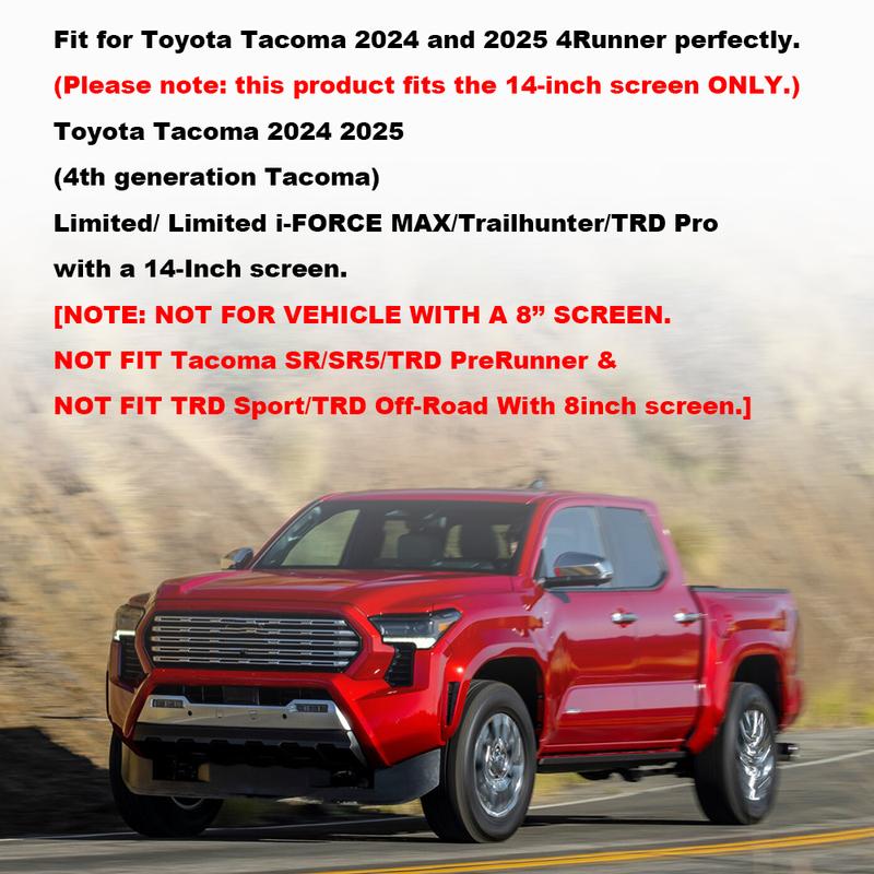 Для Toyota Tacoma 2024 2025 Органайзер для хранения в центральной консоли и на приборной панели SR SR5 TRD Органайзер подлокотника Автомобильный аксессуар
