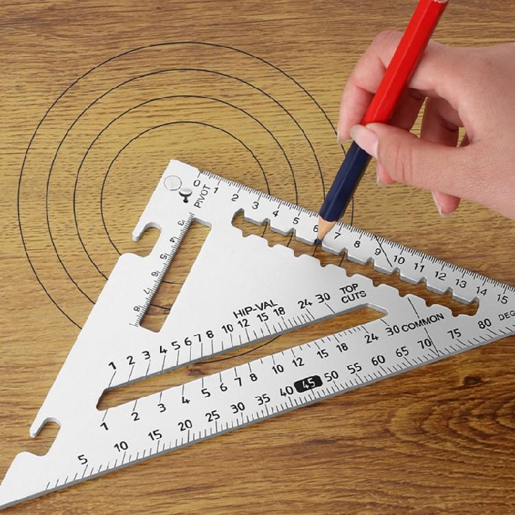 Rafter Square with Level Carpenter Square Triangle Square Square Ruler Layout