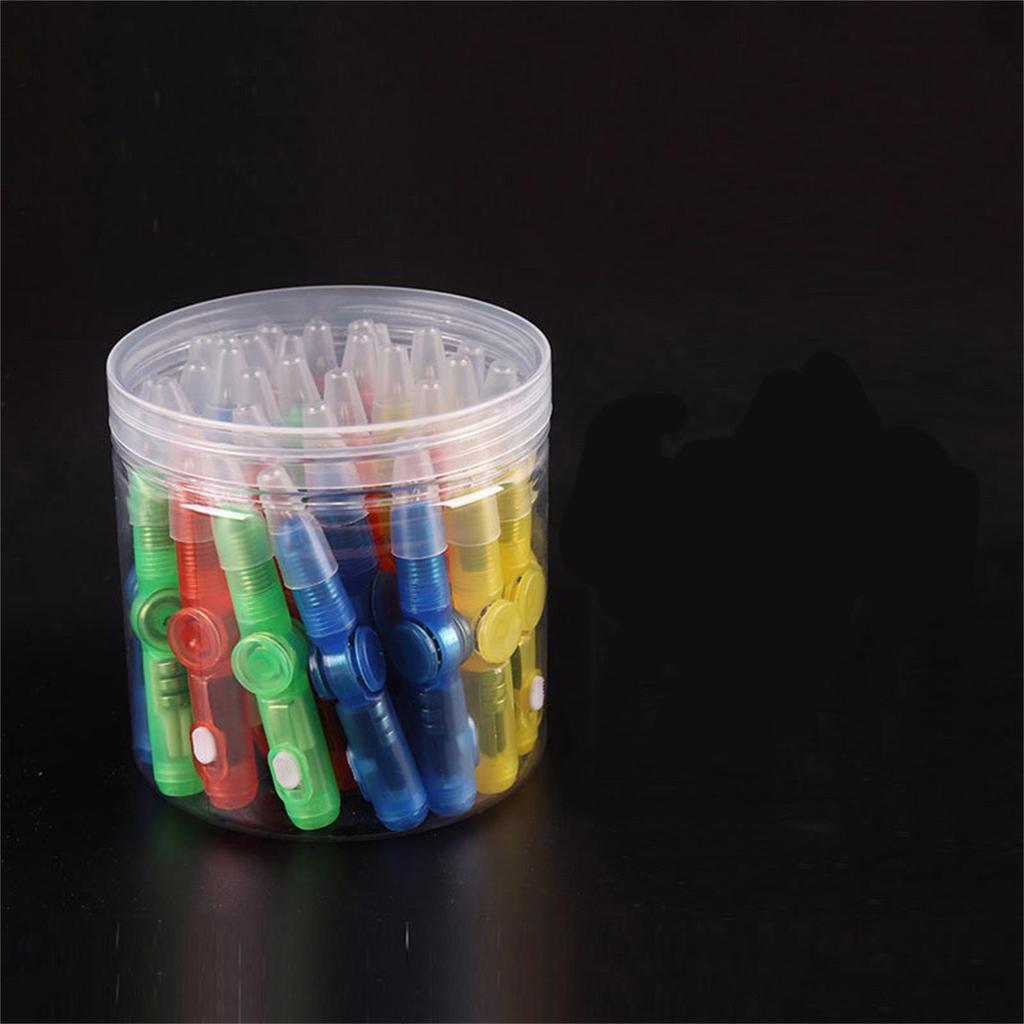 Случайная доставка светящаяся игрушка креативная декомпрессионная вращающаяся светодиодная ручка шариковая ручка детский подарок гироскопическая ручка со светом 32 шт 5 мл