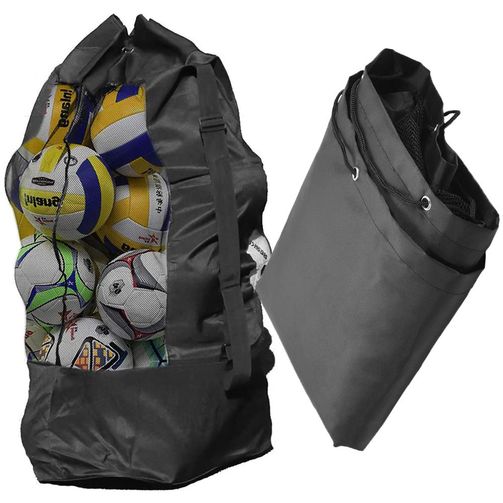Storage Bag 15-20 Balls Ball Carry Bag Soccer Carrying Sack Mesh Ball Bag Mesh Football Bag