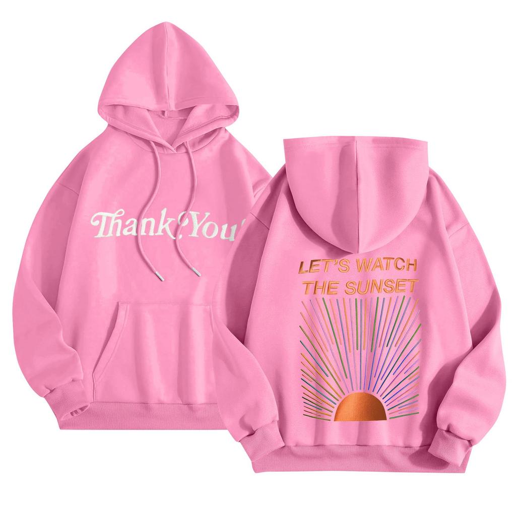 Женская повседневная удобная плюшевая кофта с длинным рукавом и свободным воротом с принтом