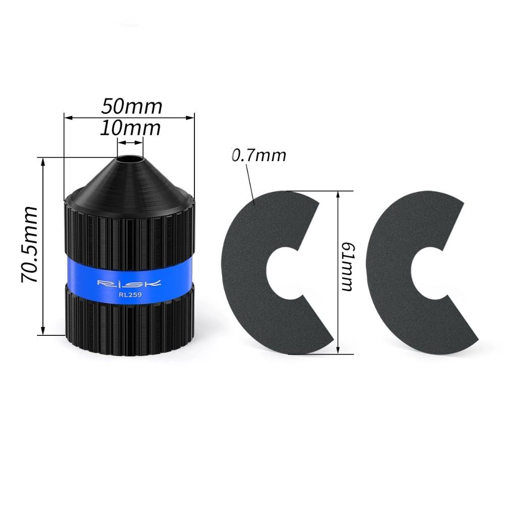 3D печать Гриндер для велосипедной вилки с наждачной бумагой Инструмент для снятия фаски Универсальный гриндер для подседельного штыря велосипеда