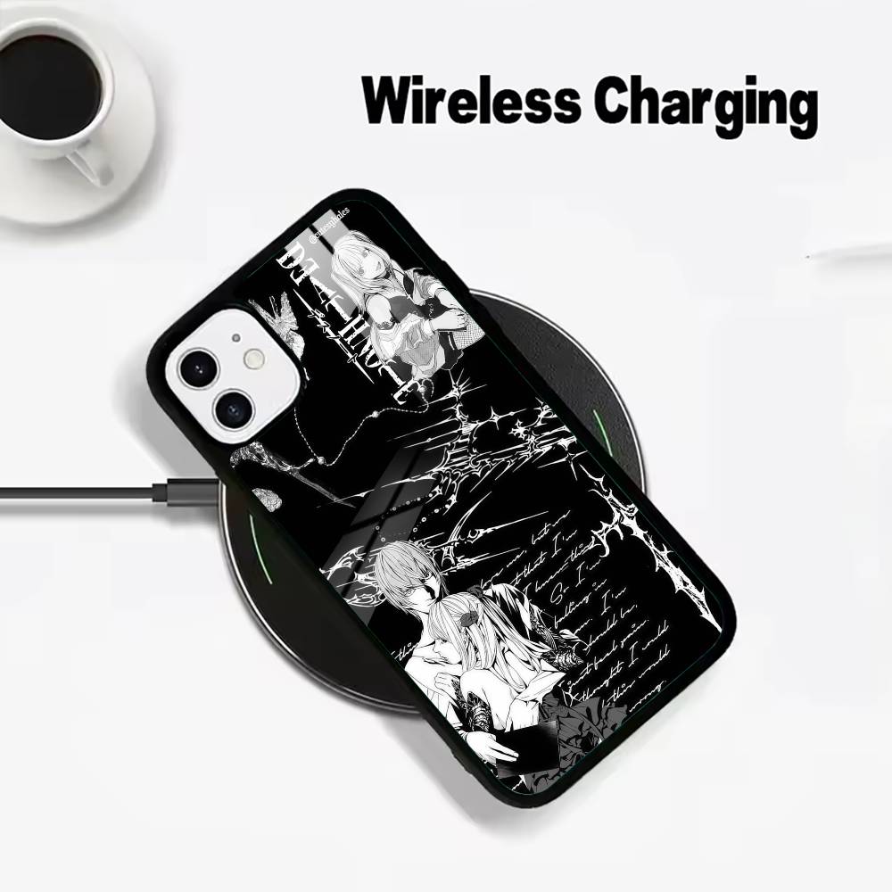 D-Death- Note-  Classic anime Wireless charging phone case compatible with iPhone 17/16/15/14/13/12/11