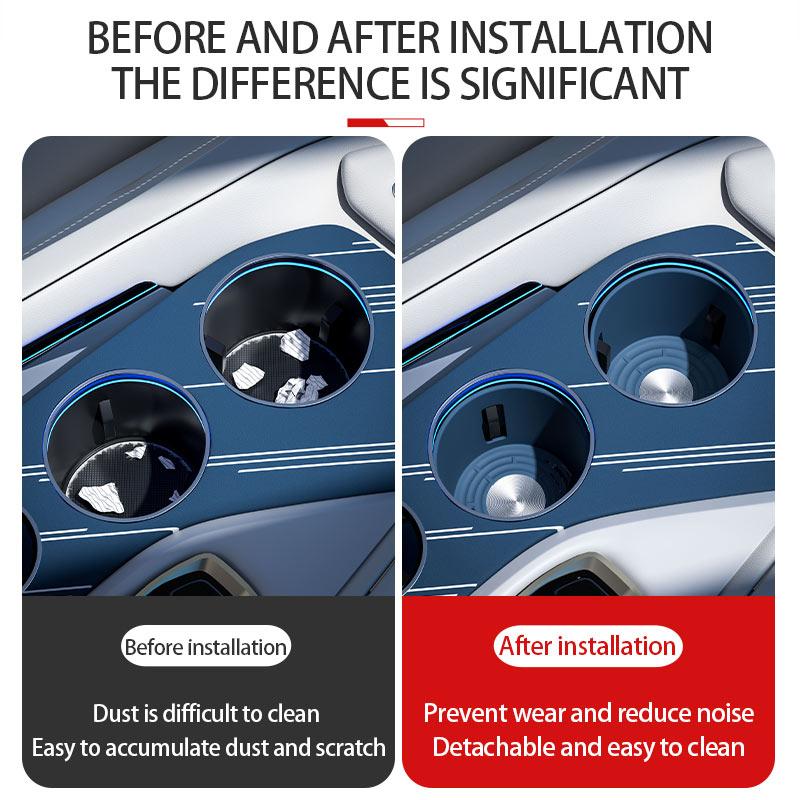 Подстаканник Для ZEEKR 001 2025 2025 2025 Силиконовый клей для центральной консоли Крышка для чашки Стабильный подстаканник Автоаксессуары