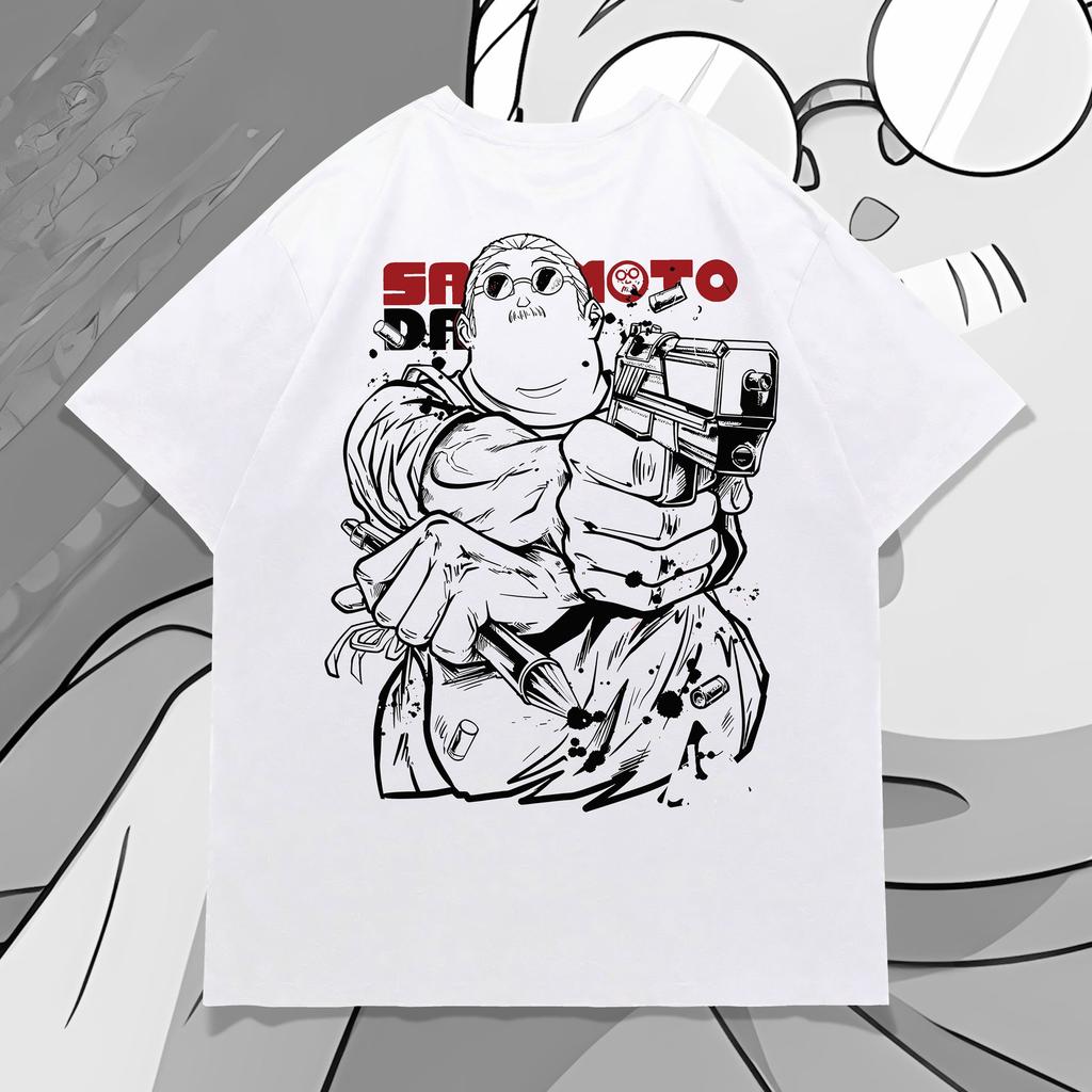 SAKAMOTO DAYS Anime Lover Tshirt Year Round Clothing Personality Clothes Plus Size Unisex New Model Couples Classic High Quality Daily Wear Cool Top