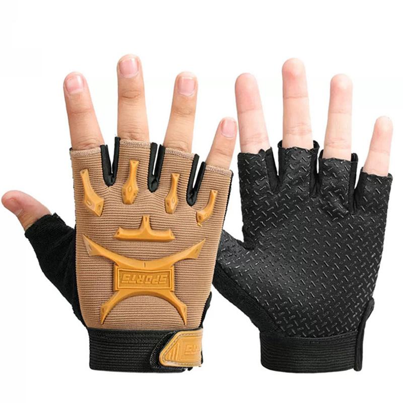 Детские тактические спортивные перчатки, защитные, противоскользящие, тренировочные, велосипедные, скалолазные перчатки для детей, походные, для мальчиков и девочек
