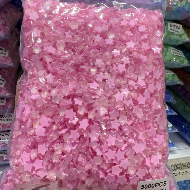 Мокка Глиттер Звезда Нейл-арт и Заколки для волос Аксессуары из смолы