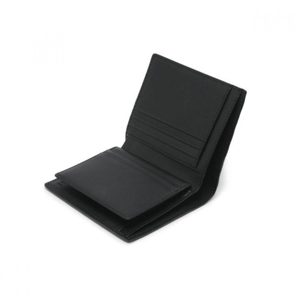 Daks Black Dd Plate Logo Leather Wallet Dbwa2f362