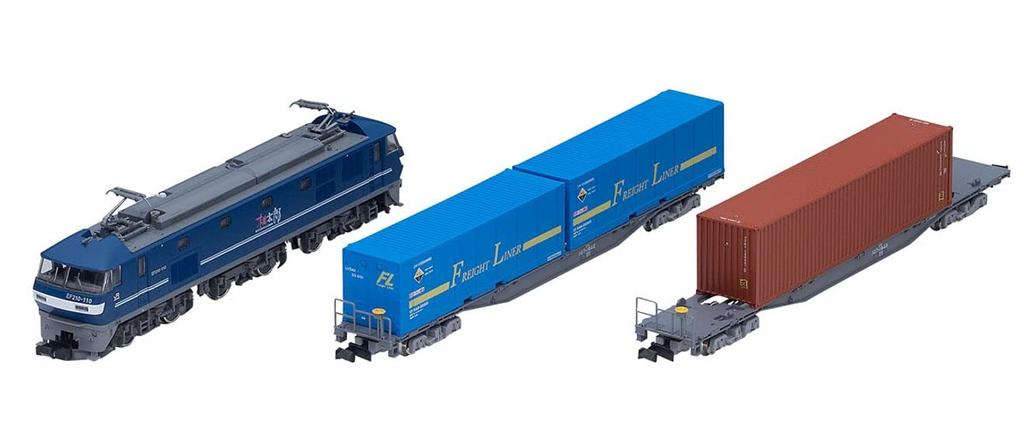 TOMYTEC N-образный тип EF210, набор из 3 вагонов, 98394, модель грузового вагона