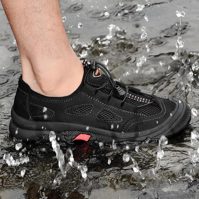 Мужская повседневная обувь для улицы из натуральной кожи, мужская обувь бренда, дышащая, удобная, мужские кроссовки, летняя обувь для альпинизма, пешего туризма, путешествий