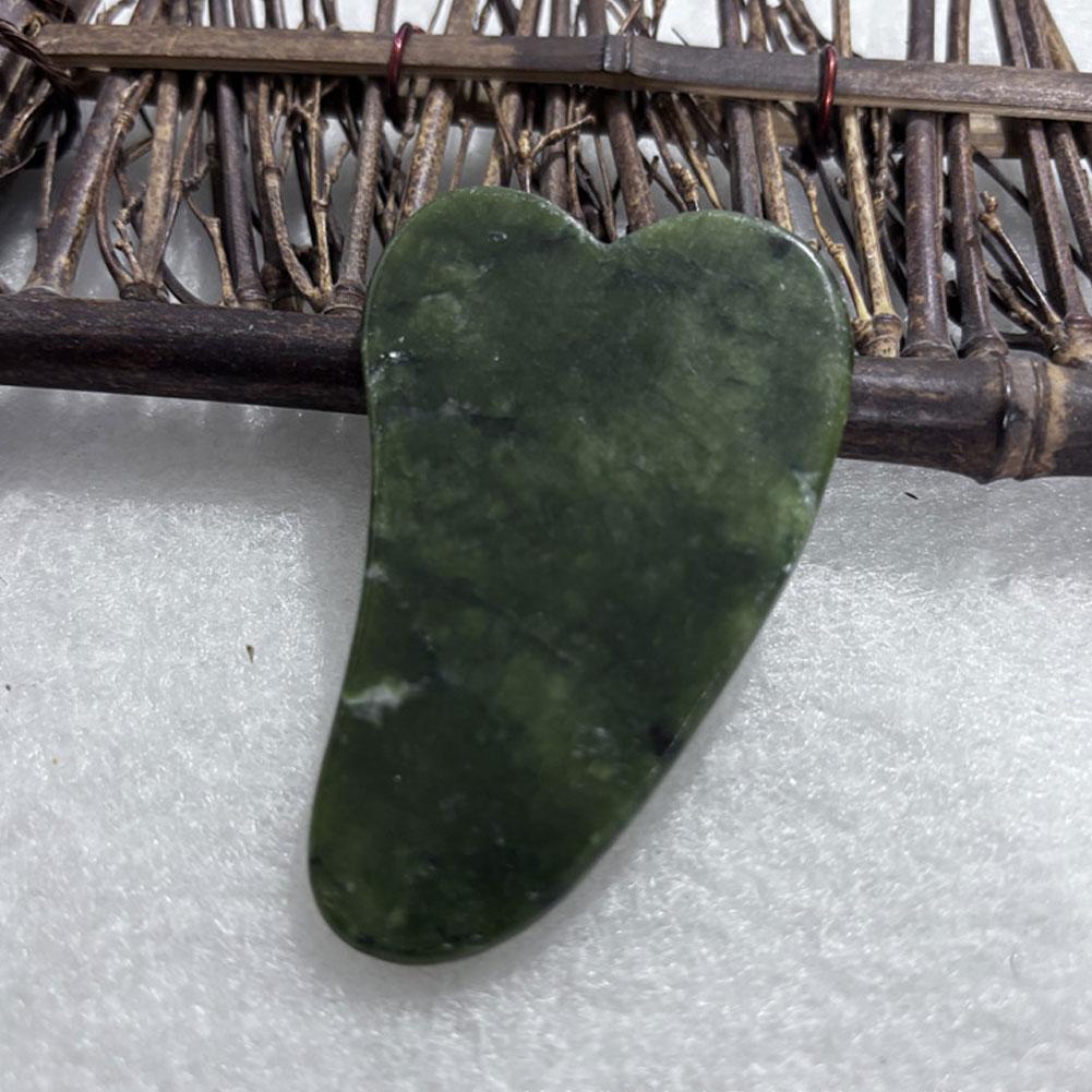 1Pcs Natural Jade Stone Massager Guasha Board for Neck Relief Face Thining Prevent Wrinkles Beauty Product Skin Care Health Tool