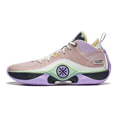Li Ning Wade Shadow 5 Амортизирующие Нескользящие Низкие Баскетбольные Кроссовки Мужские Umber White ABPT053-8