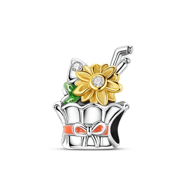 Медные Шармы Бусины Семейная Любовь Кубок Светлячок Крест Подвеска Подходят Оригинальному Браслету Ожерелью Шарм Женские Ювелирные Изделия Подарки