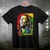 Футболка с изображением Боба Марли и группы Reggae Черная S3XL Унисекс