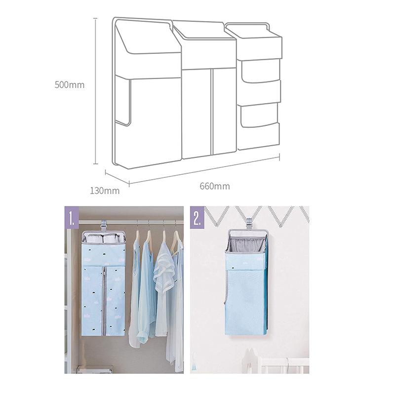 Органайзер для детской кроватки, подвесные сумки, сумка для хранения подгузников для кроватки новорожденных, одежда для подгузников, сумка-кедди, постельное белье, сумка для кормления
