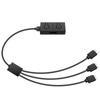 RGB Конвертер 3pin в 4pin ARGB Конвертер для подсветки вентилятора с 3-сторонним разветвителем 5V/3pin ADD-RGB в 12V/4PIN Адаптер Синхронизация 50 цветовых режимов