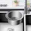 Durable Stainless Steel Swan Faucet Hanging Filter Basket Kitchen Sink Drain Strainer for Efficient Waste Collection