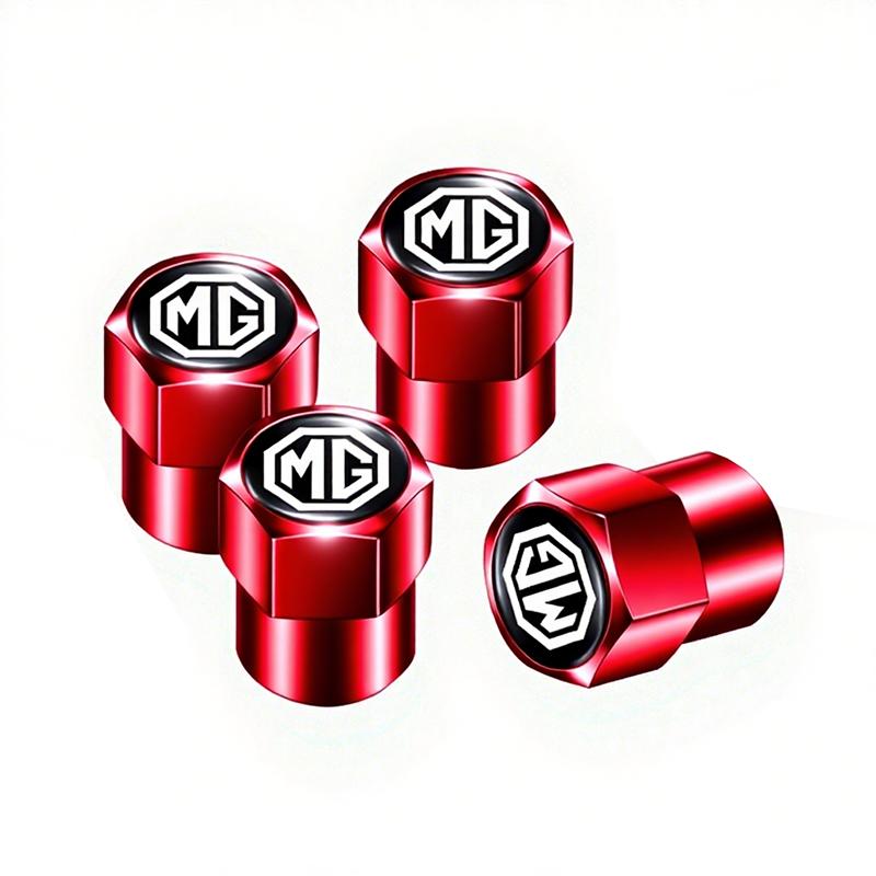 Car Tire Wheel Valve Caps Cover Suede Car Key Chain Ring Keychain For MG ZS 5 7 6 Cyberster MG4 EV ES5 HS ONE GT GS MG3 EZS 3SW fuy6