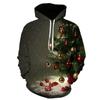 New Christmas Gift Theme Men's 3D Printed Hoodie Fashion Snowman Hooded Sweatshirt Hooded Pullover Boy Clothes