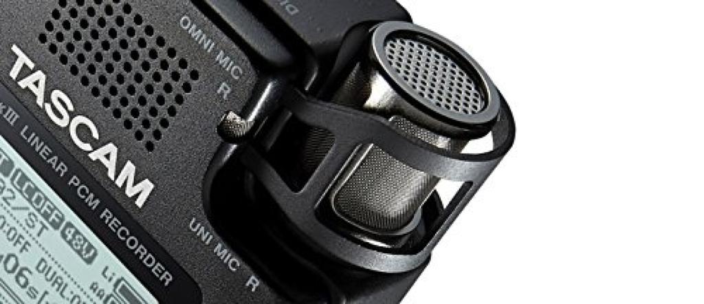 TASCAM Stereo Linear PCM Handy Recorder for and Railway Recording DR-100MK3 Recorder, 24-bit/192kHz High-Resolution, YouTube, ASMR, Music,