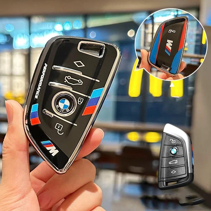 Автомобильная наклейка Горячая 2025 Чехол-оболочка для корпуса брелока автомобиля Для BMW 1 2 3 5 7 Серии X1 F48 X3 G20 X4 X5 G05 X6 F16 M40i M440i G02 G31