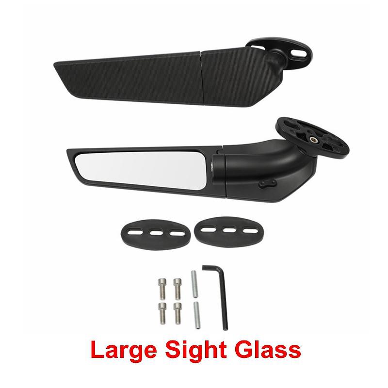 Мотоциклетное ветрокрыло, регулируемое вращающееся зеркало заднего вида для Suzuki GSXR ZX10R Yamaha YZF R6 R1 Honda CBR 250R 650R CBR125