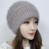 Winter New Squirrel Velvet Double-layer Windproof and Cold-proof Thickened Stacking Hat Beret Women's Warm Winter Hat