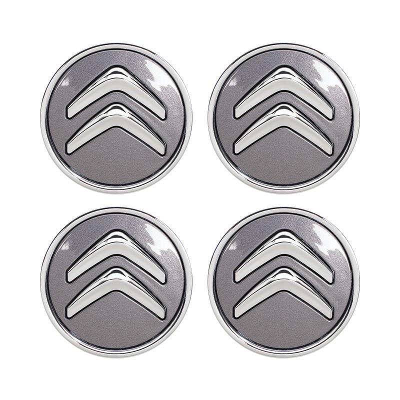 4Pcs Car Emblem Wheel Center Cover Hub Accessories For Citroen C8 DS3 C6 C3 Vts C4 Saxo C4L C5 C2 Xsara C3-XR Picasso Berlingo