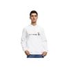 Calvin Klein Повседневная минималистская толстовка с принтом в виде букв, модная флисовая толстовка с капюшоном, мужская толстовка с капюшоном, белая 40KC404-YAA