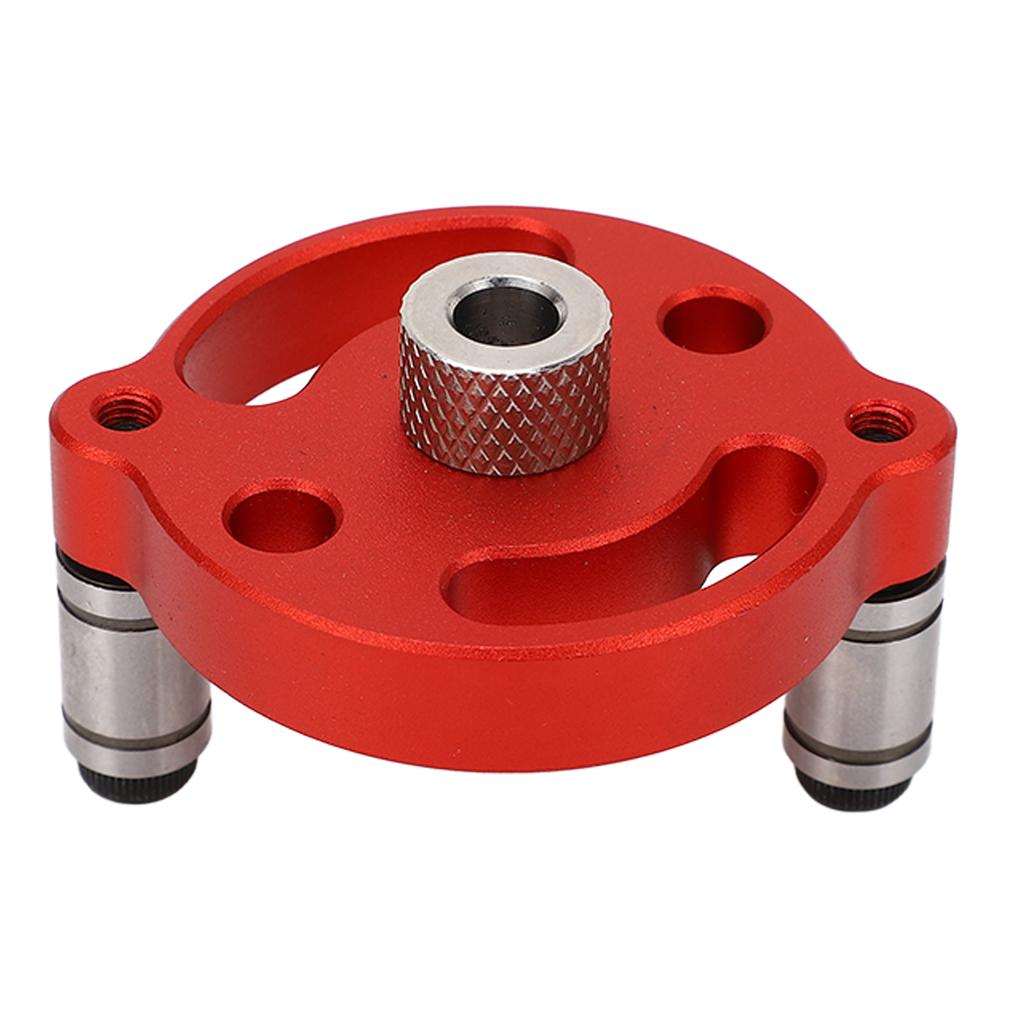 Round Hole Punch Locator Set Self Adaptive Centering Woodworking Puncher with Drill Bushings