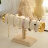 T-bar Jewelry Rack Holder Wooden Jewelry Storage Stand Fashion Bracelet Display Stand  Woman Girls