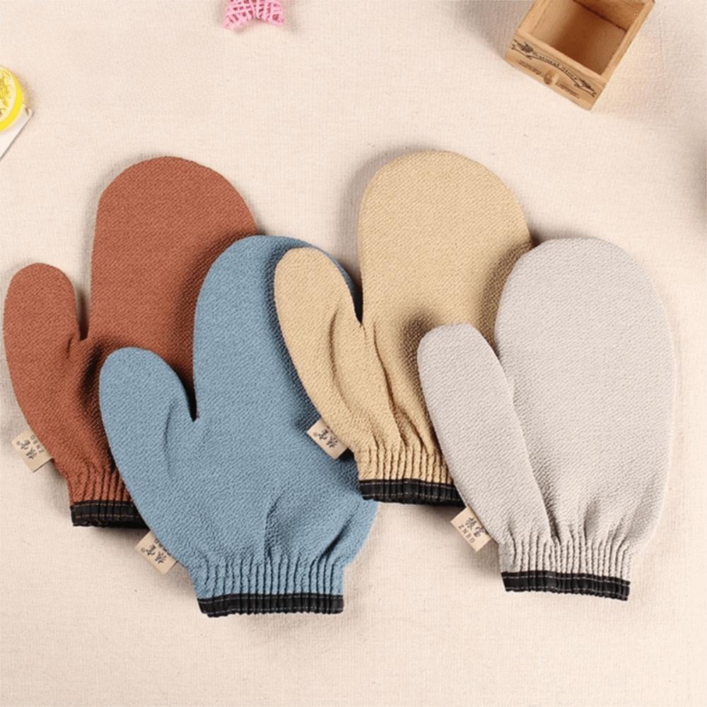 Exfoliating Rubbing Gloves Plant Fiber Scrub Glove Quick-dry Shower Scrubber Body Exfoliation