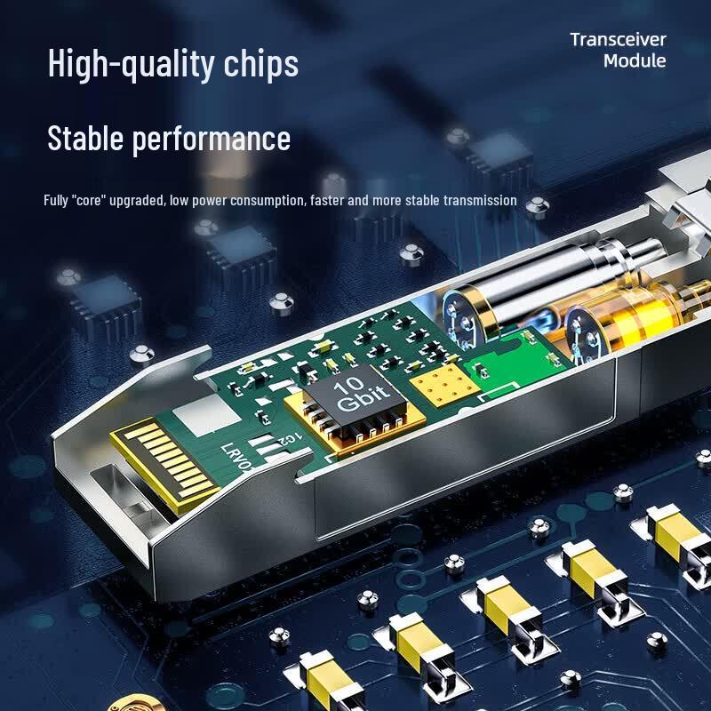 SAMZHE Оптический модуль SFP+ 10G одномодовый двухволоконный