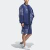 Adidas Оригиналы All Things Seek Origin Classic Series Pattern Printed Sports Loose Jacket Unisex Jacket Deep-Indigo IP1785