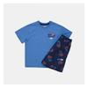 Детский комплект футболок с коротким рукавом и рисунком бейсбола Nk9ye2501u синего цвета