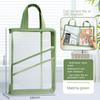 Transparent Mesh Zipper Pouch Bag PVC Data Storage Bag New Document Bag  School Office Supplies