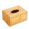 2024 New Bamboo Tissue Box Holder Storage Paper Box Tissue Box Cover Car Wood Napkins Hol