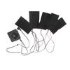 5Sheet Set Usb Electric Heated Jacket Warm Winter Heating Vest Pads For Diy