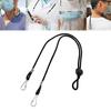 Office Supplies Hanging Non-slip Neck Straps Face Mask Lanyards Protect Ears With Two Clips