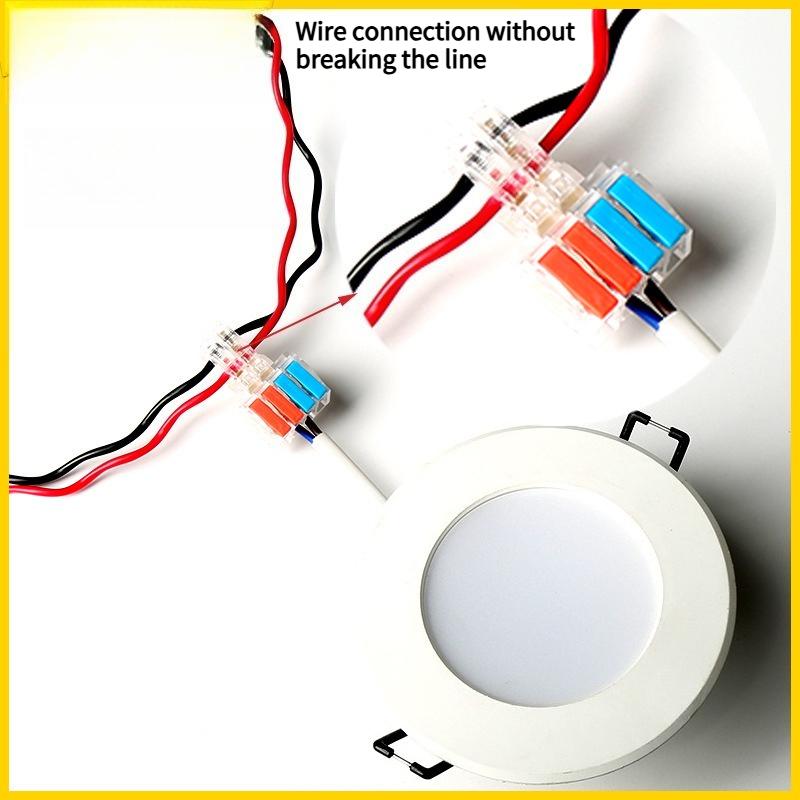 10 ШТ. бесплатный быстрозажимной клеммник для разветвления проводов специальный зажим для световой проводки без зачистки проводов