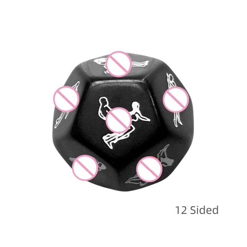 SM Sex Pose Dice Acrylic Pearl Dice Collection Couple Sex Night Light Dice Newlyweds Bedroom Naughty Games Sex Toys