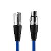 Neewer Audio Cable Set of 6 1 Meter XLR Male to XLR Female Microphone Cable Balanced Shielded for Mic Mixer (Green Blue Purple Red Yellow Orange)