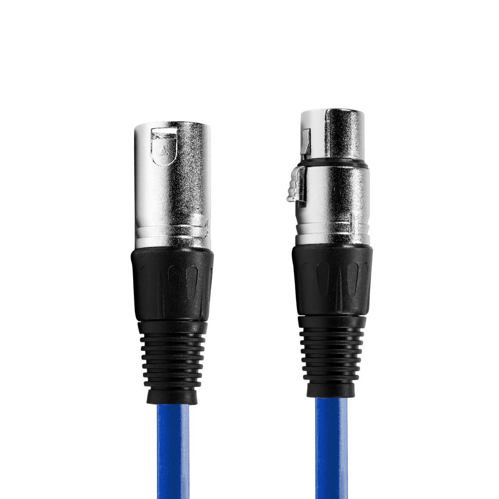 Neewer Audio Cable Set of 6 1 Meter XLR Male to XLR Female Microphone Cable Balanced Shielded for Mic Mixer (Green Blue Purple Red Yellow Orange)
