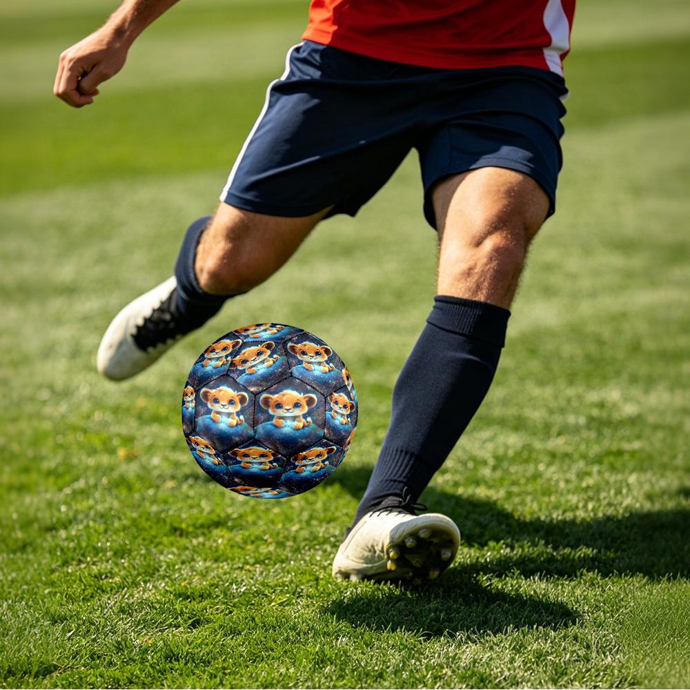 1pc Cosmic Cub Dreams Size 5 Soccer Ball Professional Match Training Football Indoor &Outdoor Sports Ball Lightweight Durable c6510