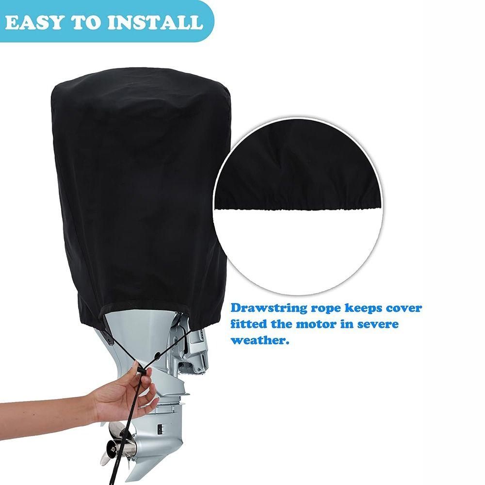 Защитный чехол для двигателя лодки из ткани Оксфорд 210D, водонепроницаемый, новый чехол от пыли