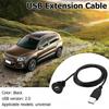 Универсальный автомобильный кабель-удлинитель USB 2.0 (папа-мама) для врезного монтажа в приборную панель, панель с высокой скоростью передачи данных