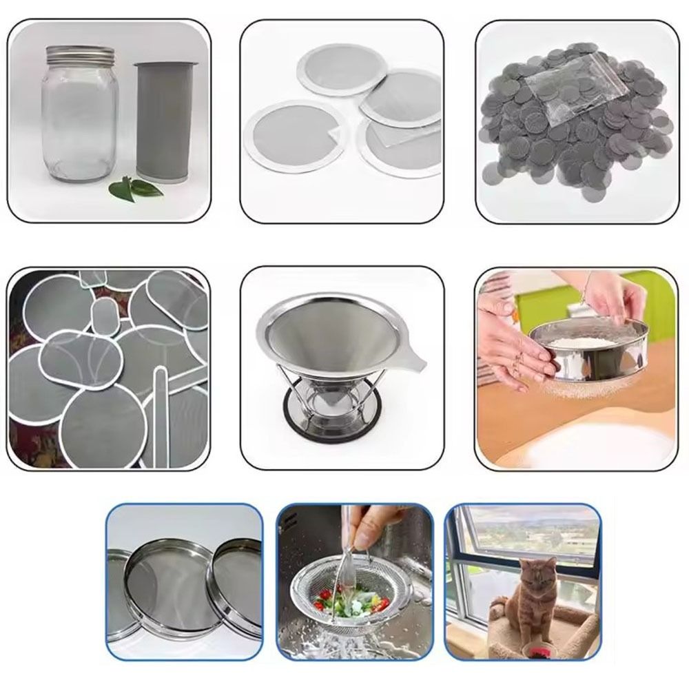 20 Mesh Screening Filter Sheet Woven Wire Stainles Steel Mesh 304 Stainless Steel Filter Screen