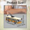 Classic Tram Model Transport Car 1:90 Scale Collectible Alloy Birthday Gifts Interactive Decor