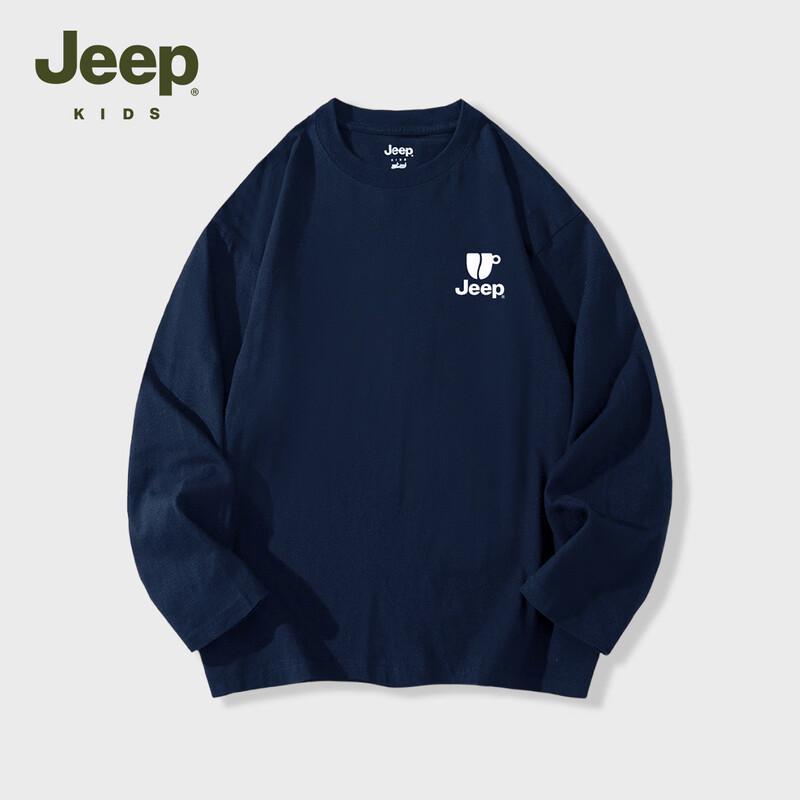 Jeep Детская хлопковая футболка с длинным рукавом