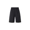 Solid Color Loose Fit Drawstring Casual Shorts Men Shorts Black 1385514-001